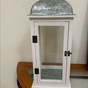 Large white wooden lantern